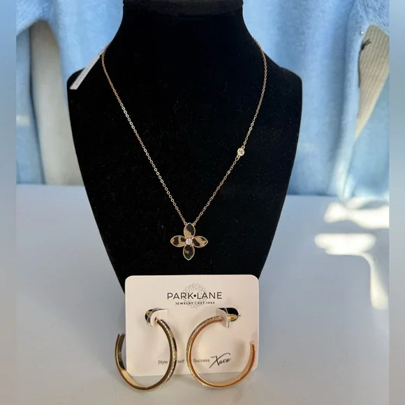 Park Lane Roar Necklace and Hoop Earrings- October Sparkle Box - Picture 1 of 3